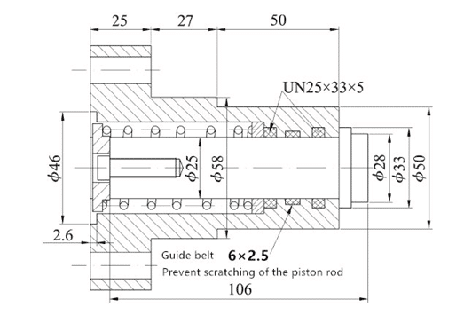 Design of sheet pressing cylinder of hydraulic shearing machine 3 تصميم اسطوانة ضغط الصفائح لآلة القص الهيدروليكية